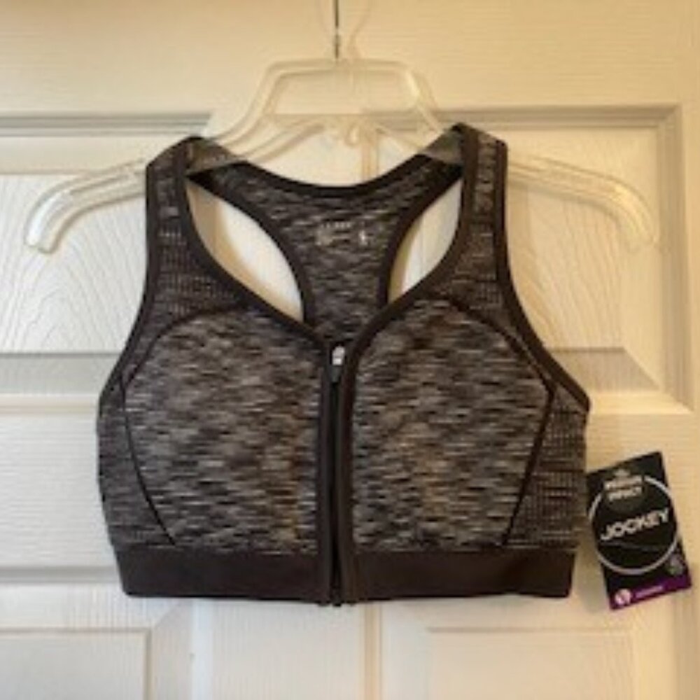 Jockey Front Zip Sports Bra